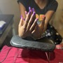 Acrylic toes Full-set