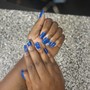 Acrylic toes Full-set