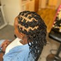 Kinky Twist shoulder length