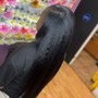 Lace Closure Sew In w a wash+ steam