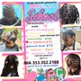 Kid's lemonade braids+side heart(3-13)