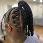 Kid's knotless Braids touch up