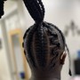 Loc touch up and style