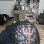 Large knotless braids