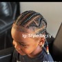 Kids freestyle braided style