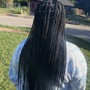 Smedium knotless braids