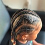 Kids knotless braids