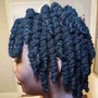 Retightening locs