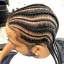 Braids (Straight back cornrows)