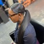 Sleek Extended Ponytail [Single Braid or Extended]