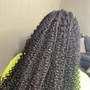 Braids in front w/ Quickweave