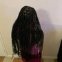 Medium knotless Braids