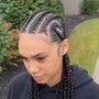 Stitch braid Cornrows