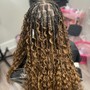 Goddess knotless Braids