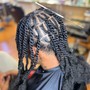 Invisible Locs with Marley Hair