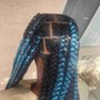 Large Knotless Box Braids