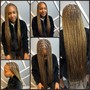 Small Knotless Box Braids