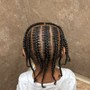 Kids lemonade Braids, No Weave