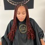 Medium Knotless braids- 10 and under