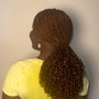 Ghana Braids  Medium mind back Length