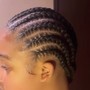 Small feed In Braids