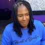 Medium Knotless braids