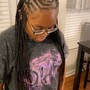 Small knotless Braids