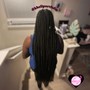 Medium box braids