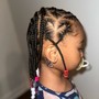 Kid's natural braids style