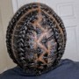 Kid's scalp  Braids (real hair)