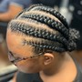 Cornrows with extension