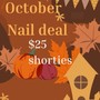 October special Short full set (please read the description box to fully understand what you are booking)