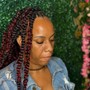 Invisible locs two strand twist on natural hair