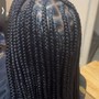 Traditional Box braids (Medium)