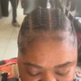 Cornrows 2-6 straight backs(natural hair)