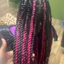 SMedium knotless/Box Braids