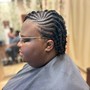 Single braids ( no hair added) med