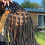 Small Knotless Goddess Braids