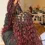 Small Knotless Goddess Braids