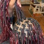 Small Knotless Goddess Braids