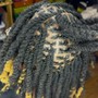 Extended Two Strand Twist with Locs