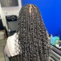 Medium Knotless Braids