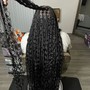 Medium Knotless Braids