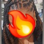 Box braid or 2 strand (style only)