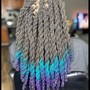 Full Head Loc Extensions/ Reattaching