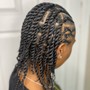 Medium Knotless Braids