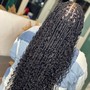 Small knotless braids