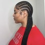 WIG BRAID DOWN (4-6 CORNROWS)