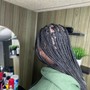 Cornrows/feedin 6/8 stitche braids