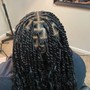 Large Knotless Braids